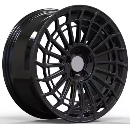 Classic Black Multi-spoke Design Aluminium Alloy Rim Hub 18 19 20 21 22inch 5x112 ET66.6 for E200 E300 E350 Series