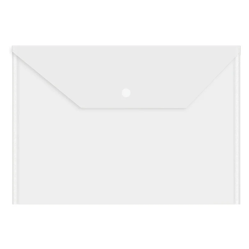 

18pcs A3 Transparent Plastic Binder Folders with Clear Plastic Heavy-Duty Waterproof Document Organizer File Binder for Office