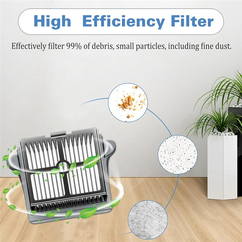 BAAM-For Tineco Floor ONE S5 콤보 무선 습식 건식 진공 청소기 액세서리 브러시 롤러 및 HEPA 필터 교체 부품