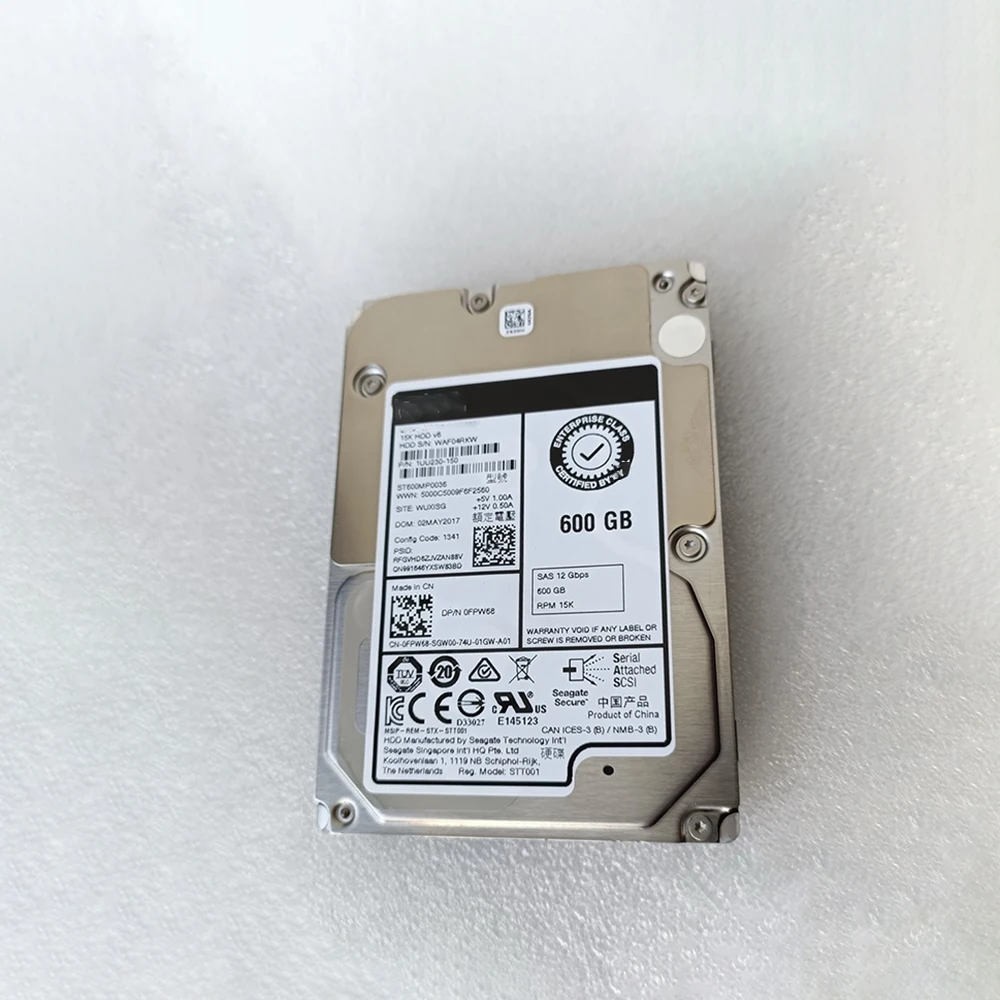 0FPW68 600G SAS 15K 12G 2.5-inci Hard Disk Server ST600MP0036