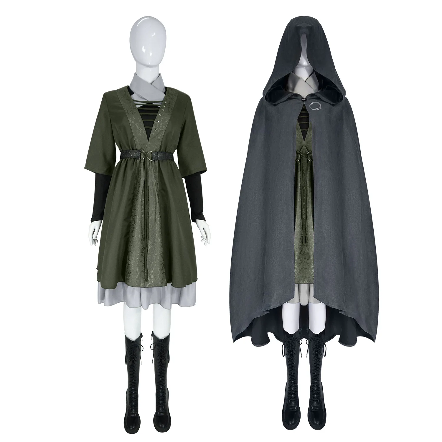 Melina Cosplay-Kostüm-Set, Kleid und Jacke, geeignet für Party- und Performance-Kostüme.