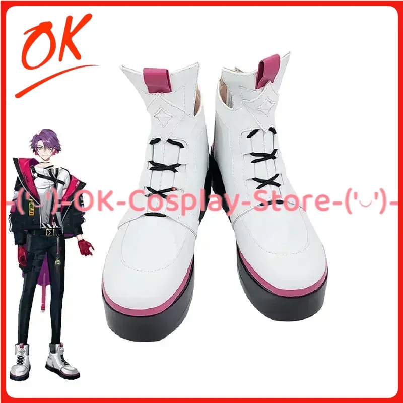 

[Customized] Watarai Hibari Cosplay Shoes Hot Vtuber Anime Roleplay Prop Halloween Carnival Holiday Party PU Leather Boots