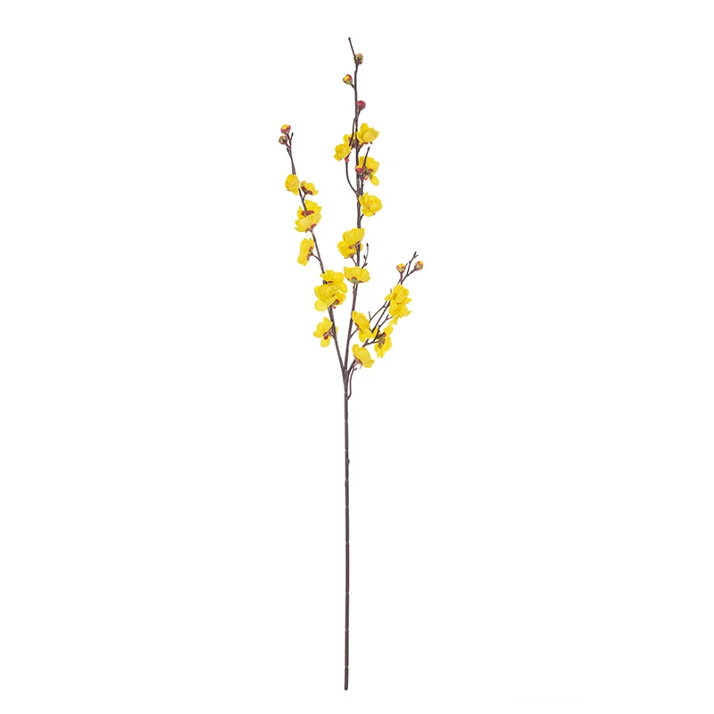 Pflaumenblüten, künstliche Seidenblume für Zuhause, Tisch, Wohnzimmer, Dekoration, DIY, Hochzeit, Weihnachten, Party, Dekoration, Scrapbooking, Bonsai