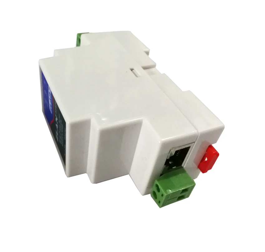 Port DIN-Rail Modbus RS485 vers convertisseur Ethernet bidirectionnel, transmission transparente entre RS485 et RJ45