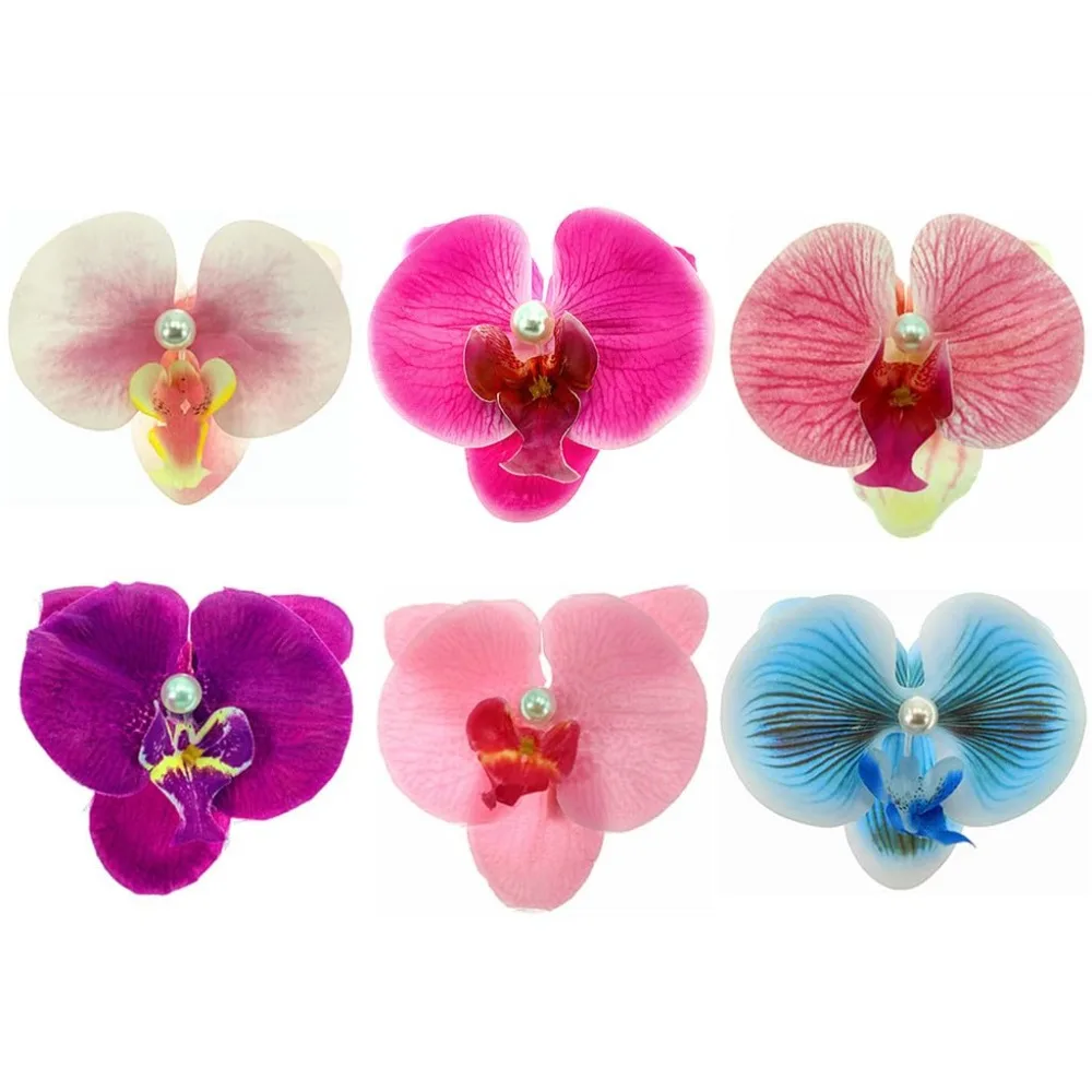 

ALIMITOPIA заколка для волос с цветком в богемном стиле, гавайская ткань, искусственный моль, орхидея, цветок аллигатора, заколка для волос, заколка для волос