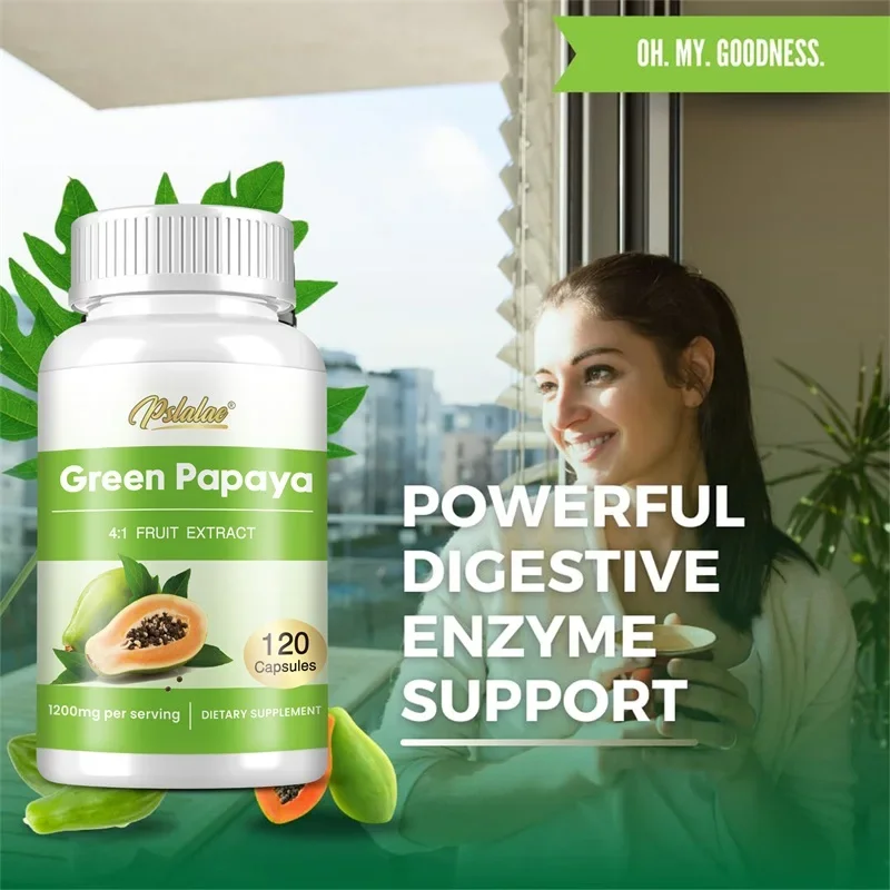 

Green Papaya - Improve The Digestive System, Promote Intestinal Health, and Maintain Platelet HealthSupplements