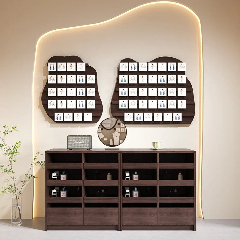 Jewelry store display cabinet board Clothing store display Nakajima platform display cabinet Earrings Necklace Hairpin hanging b