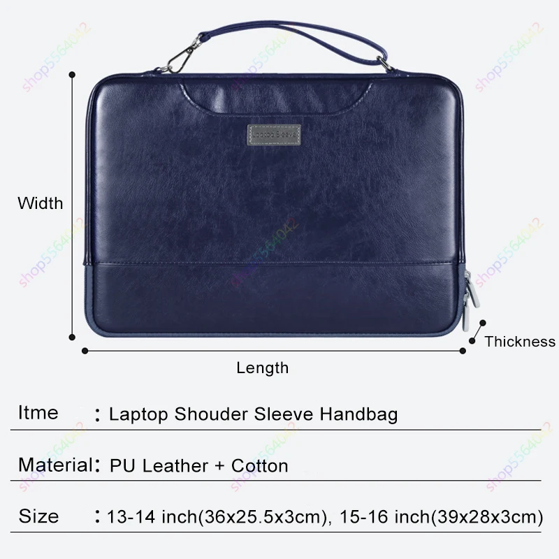 Laptop Shoulder Bag Sleeve Case for Apple Macbook M1/M2 Chip Air13.3 13.6 Air15 Pro 13 14 16 inch Portablet Leather Storage Bag