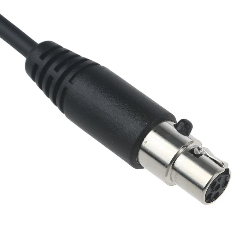 

R1WD Aviation Headset Aux Cable U174 Plug to Mini XLR5 Adapter 5-Pin XLR-5 Connector Extension Cord Easy to Use