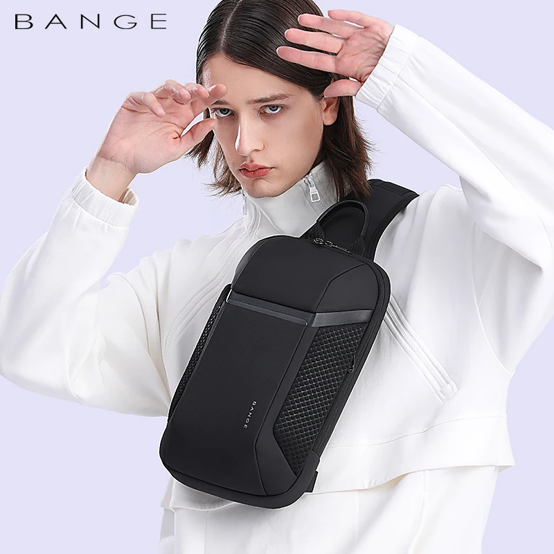 2023 Shoulder Bag Men Waterproof USB Male Crossbody Bag Women Short Travel Messenger Chest Sling Fashion Designer Chest Bag