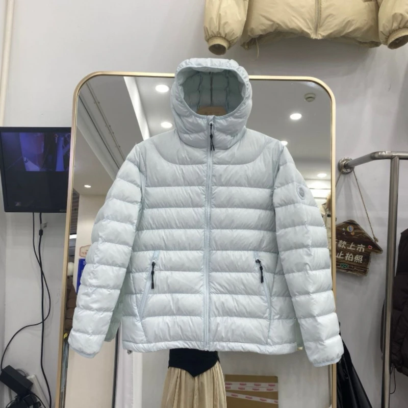 Outono inverno fino para baixo jaqueta de algodão feminino 2025 nova moda solta casual casaco de algodão com capuz manter quente outerwear feminino