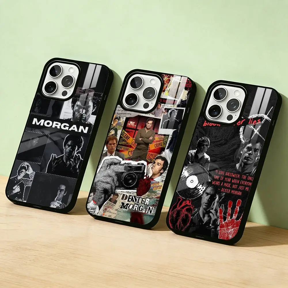 

AAA Dexter Morgan Phone Case For iPhone 17,16,15,14,13,12,11,Pro Max,Plus Candy Silver Cover