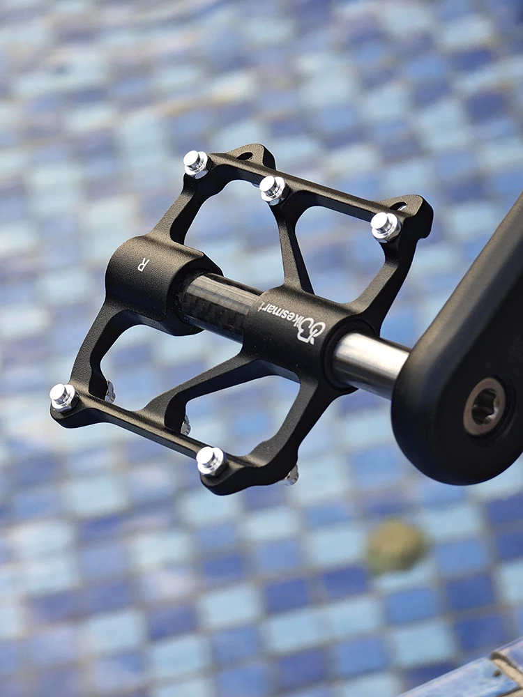 Bikesmart Is Suitable for Brompton Pedal 3 Bearing Double-Sided Titanium Pedals, Small Cloth Pedals, Folding Bikes