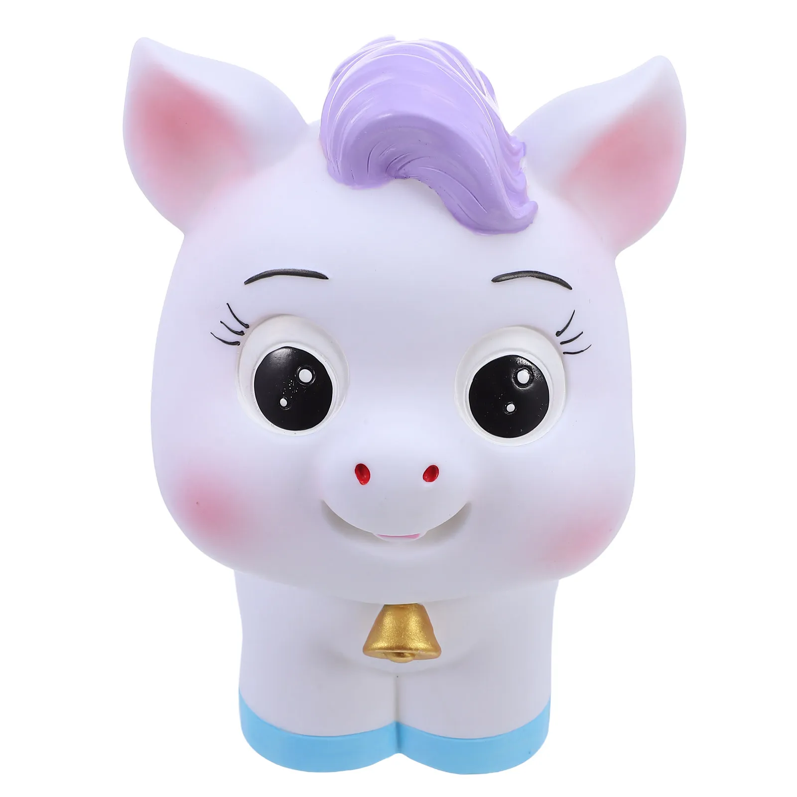 

Chinese Horse Ornament Money Saving Box Unbreakable Coin Container for Children Adults Animal Shape Bank Festive New Year Decor