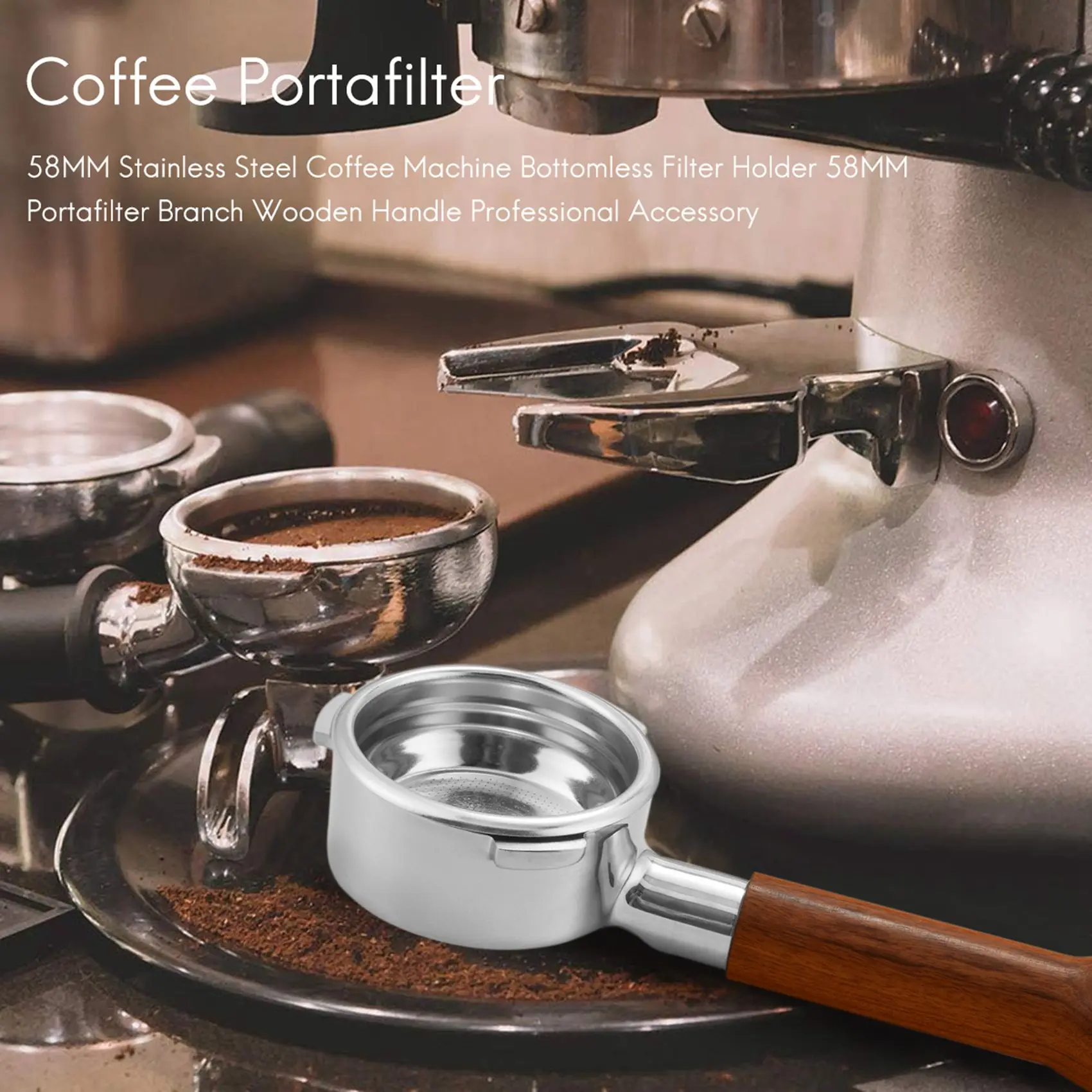 [A93Z!】 58MM Portafilter Coffee Machine Bottomless Filter For Barsetto Coffee