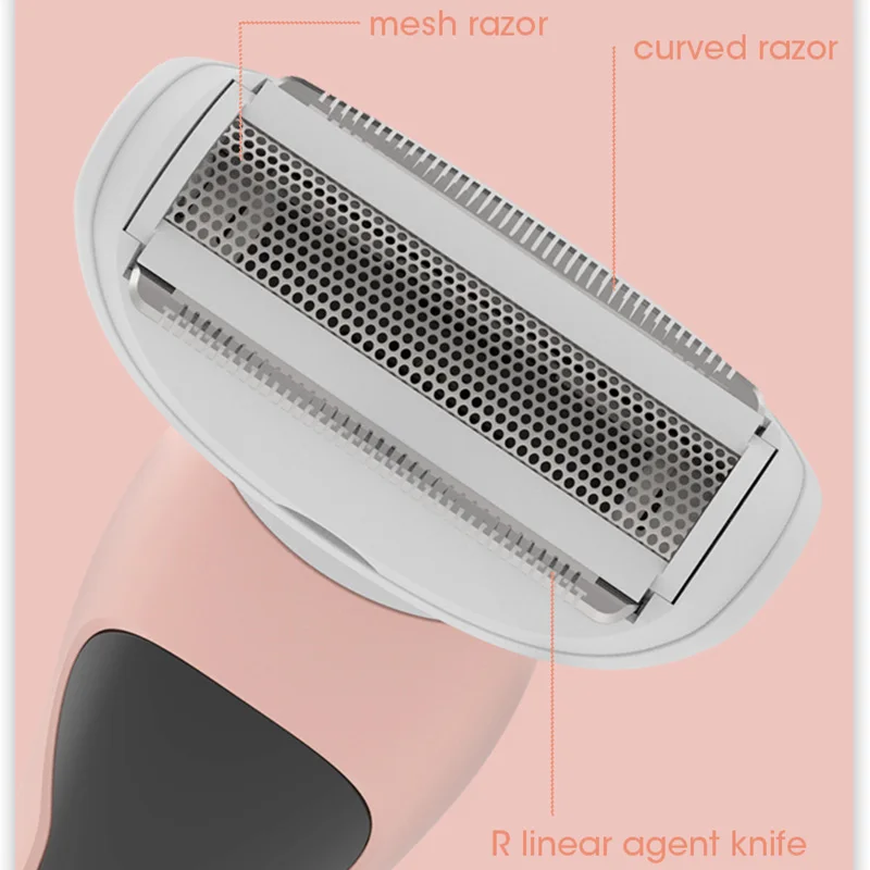 

5 In 1 Electric Face Epilator USB Charging Wet/Dry Face Hair Remover Multi-Purpose Portable Shaving Machine for Arms Armpit Legs