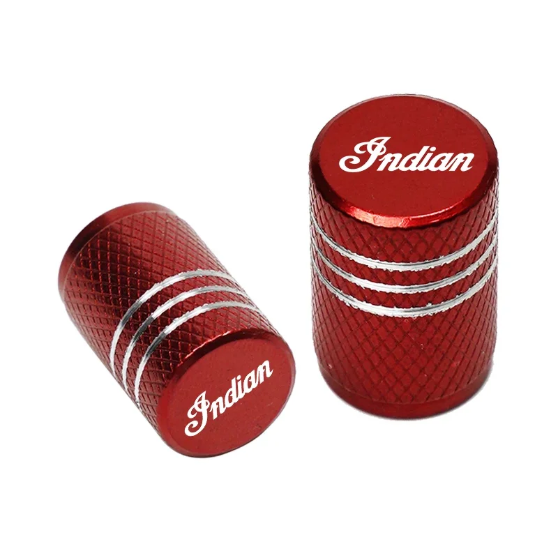 For Indian FTR 1200 S FTR1200 Carbon / Rally Chief VINTAGE Scout Motorcycle Accessories CNC Tire Valve Caps Air Stem Cover Plugs