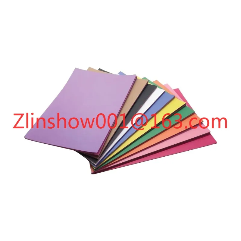 A4 Assorted Colors Construction Paper 9 X 12 Inches 500 Sheets Single-Sided Resin Coating Screen Printing