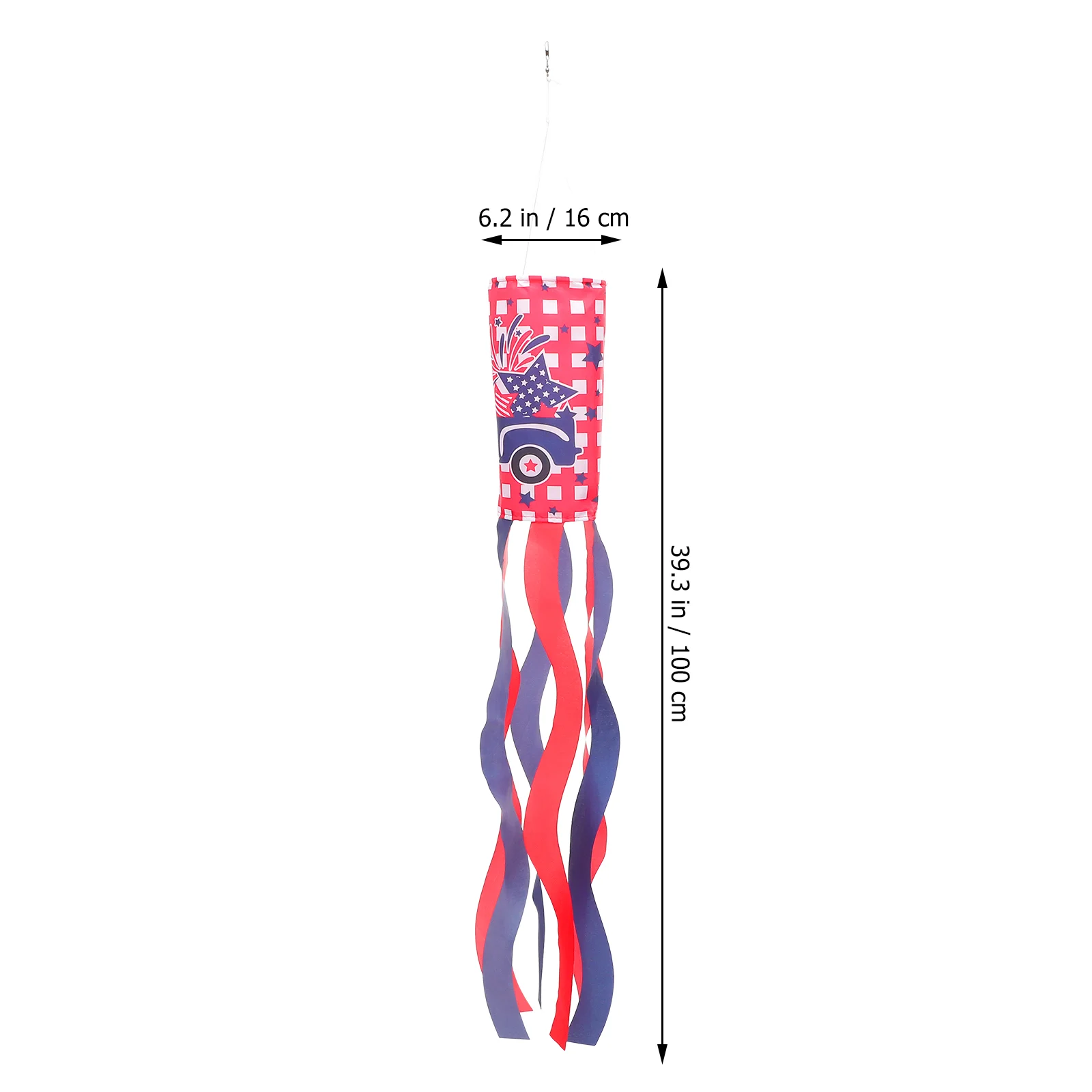 Independence Day Windpipe Flag US Windsock for Outside Socks Outdoor Heavy Duty Decorative American Windsocks