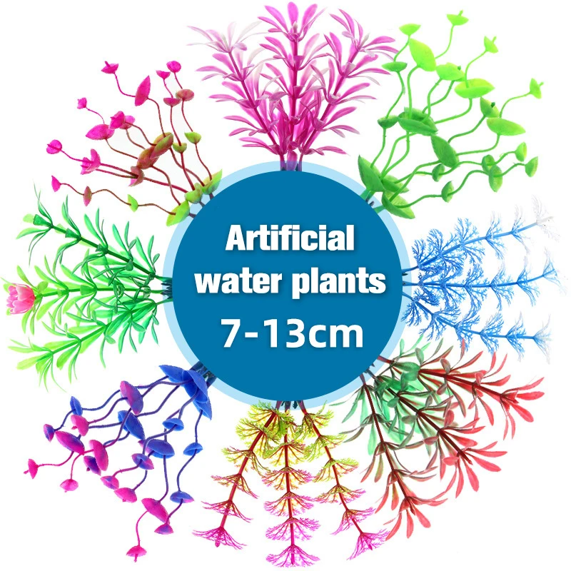 Künstliche Wasser Gras Aquarium Dekoration Simulation Hydro ponik Pflanzen für Aquarium Ornament Landschaft liefert Zubehör