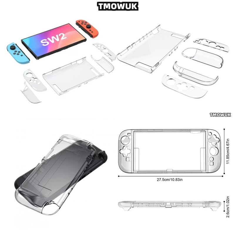 

For Nintendo Switch2 - Heavy Duty Protective Cover With Tempered Glass Screen Protector Included