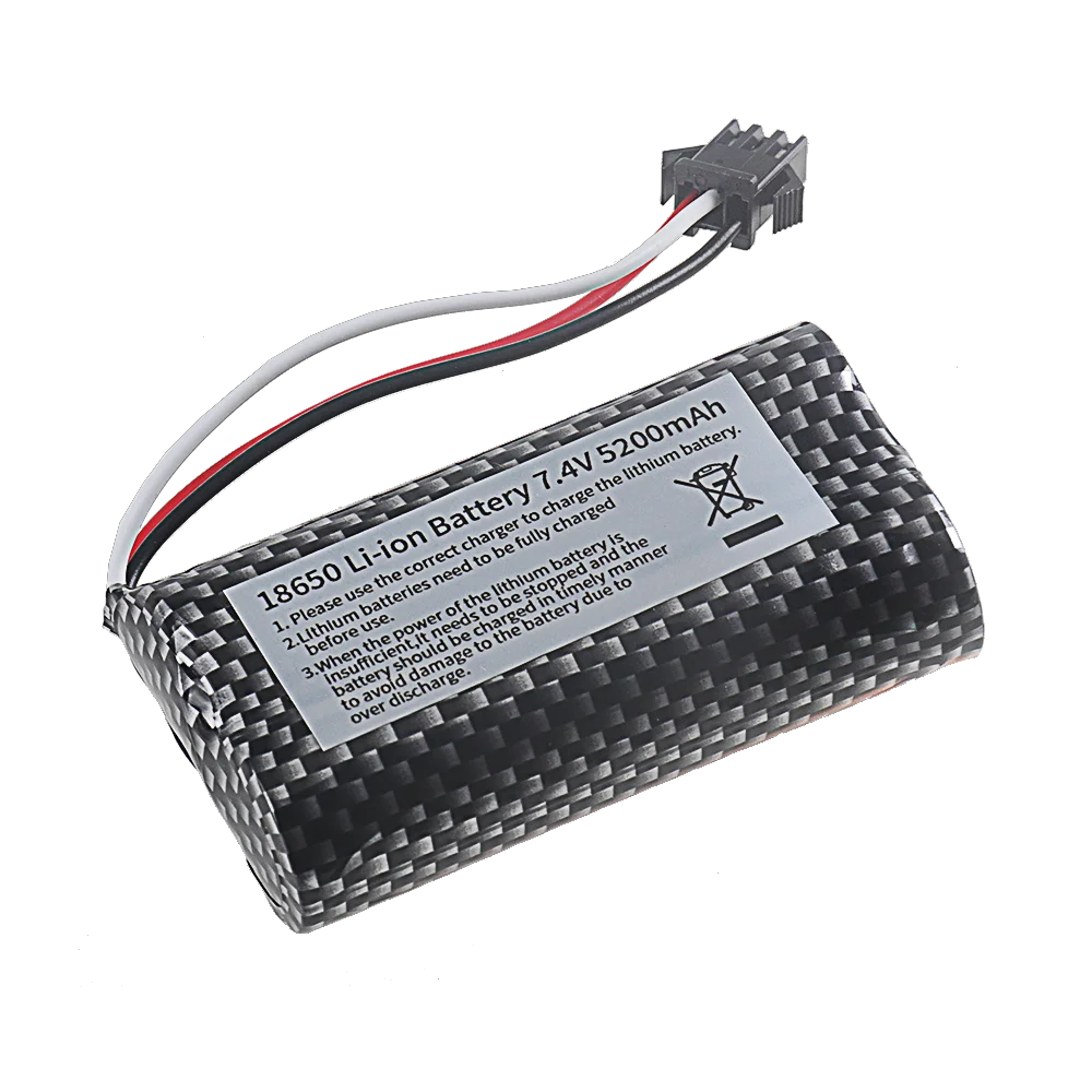 MN82 MN128 MN78 LC79 Remote Control Car Battery 7.4V 5200mAh 20C Bateira with SM-3P Plug or USB Charger
