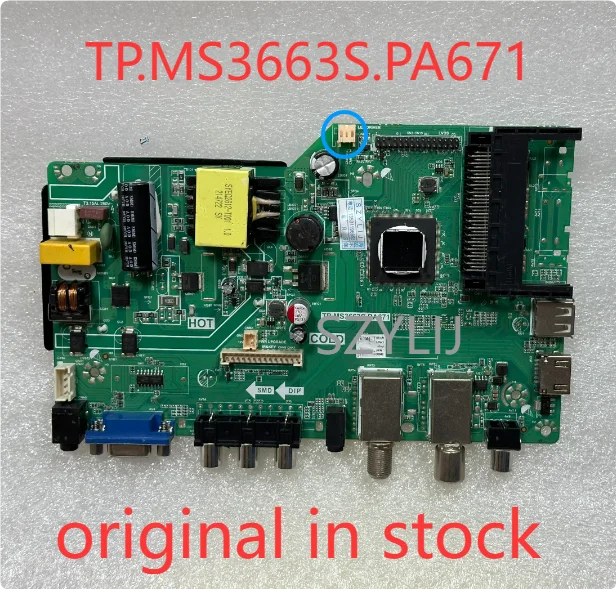 Free shipping !!Good test The original LCD TV mainboard TP.MS3663S.PA671 works well
