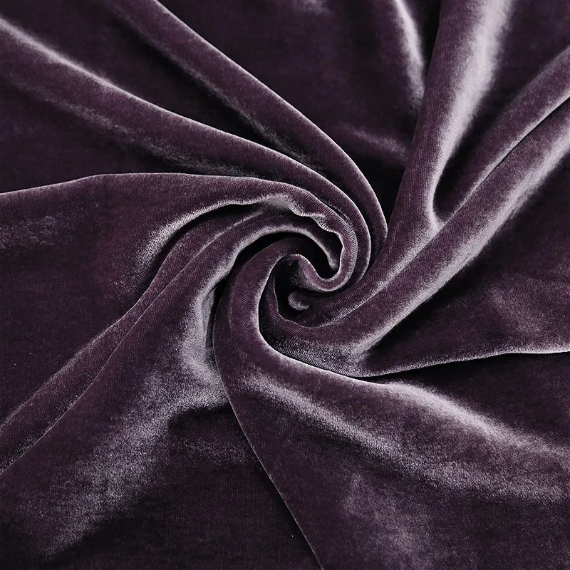 2025 Dames Lente/Herfst Kleding 30% Natuurlijke Moerbei Zijde Fluwelen Elastische Taille Bean Zand Kleur Rechte Stap Rok