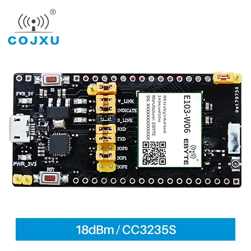 CC3235 Wifi Module Test Board COJXU Pre-Welded E103-W06 E103-W06-TB USB Interface Easy Use TTL Test Board