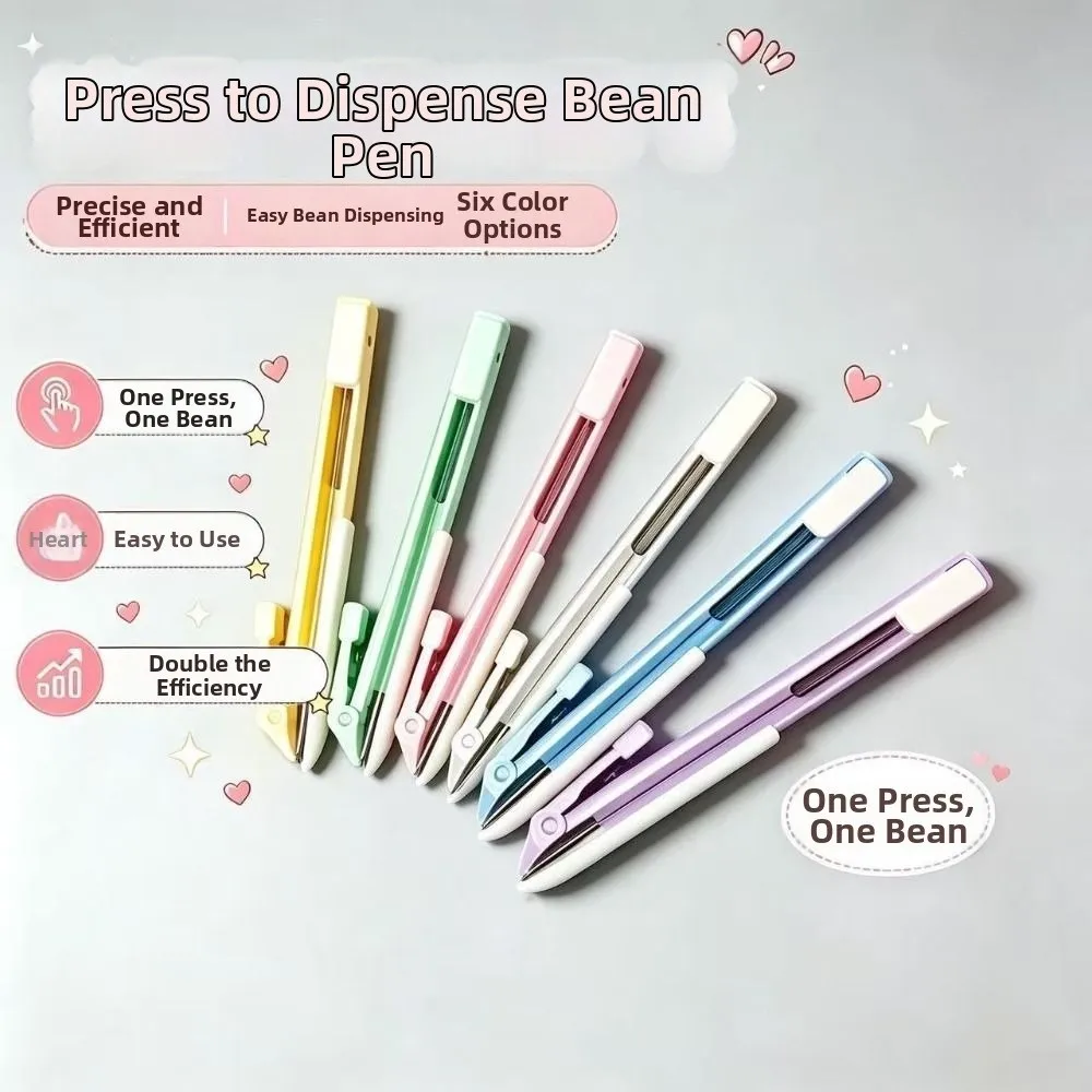 2in1 Press-Type Fuse Bead Pen Handheld Efficient Storable Bead Pen Time-Saving Comfortable Grip Collage Bead Tool Kids Toys