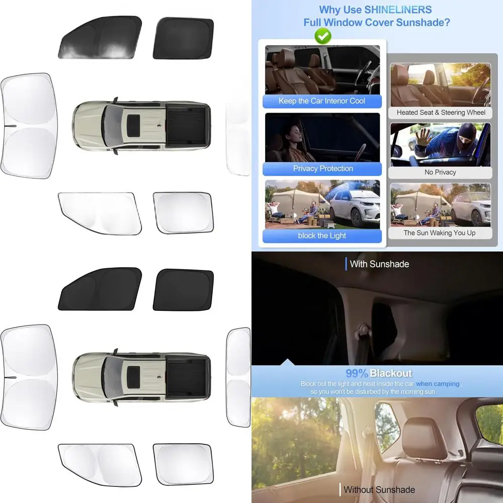 

Ford Maverick 2022-2025 Тонированные шторы на все окна автомобиля, защита от ультрафиолета, конфиденциальность на открытом воздухе и кемпинг