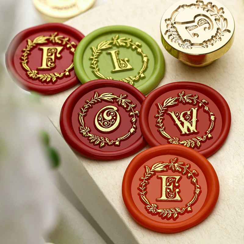 A-Z Seal Kit Sealing Wax for Stamp Head Letter Retro Stamps wax stamp for Wedding Logo for Print Set Wedding Craft Soaps Stamps