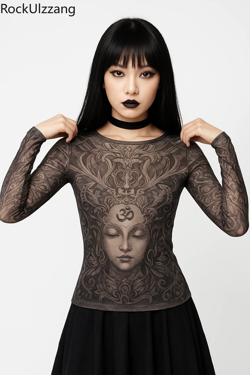 

Футболка женская облегающая стрейчевая, сетчатая рубашка в стиле хип-хоп, уличная одежда в стиле Харадзюку, с принтом готического дракона, в стиле панк, y2k, тканевая одежда для гранжа, на лето