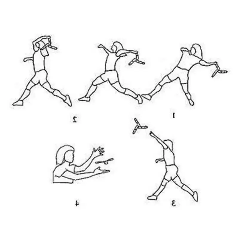 Esportes ao ar livre canguru v-buderang jogando bola jogando brinquedo pai-filho festa jogo interativo boomerang de madeira presente do feriado