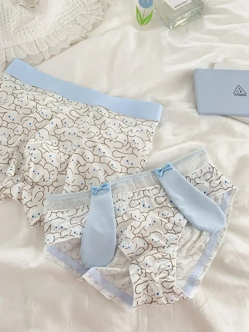 Miniso Cinnamoroll Sanrio Series Anime Pure Cotton Girl Women Triangle Panty Birthday Lingerie Gift Kawaii Cute Lovely Style