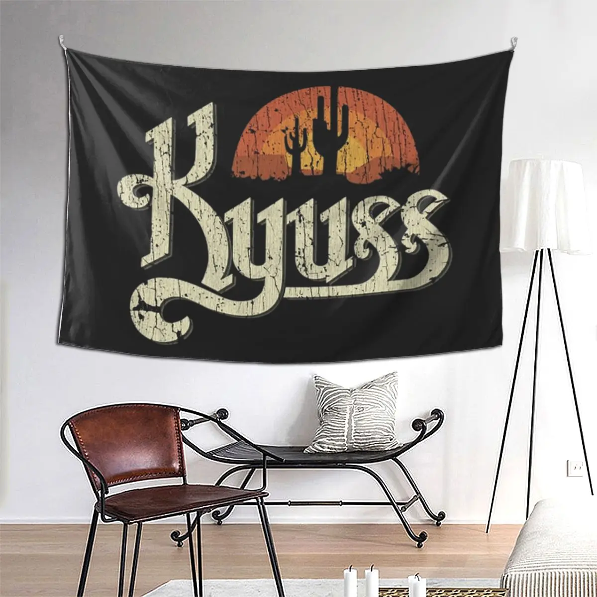 

Kyuss Sunset 1987 Tapestry Art Wall Hanging Aesthetic Home Decor Tapestries for Living Room Bedroom Dorm Room