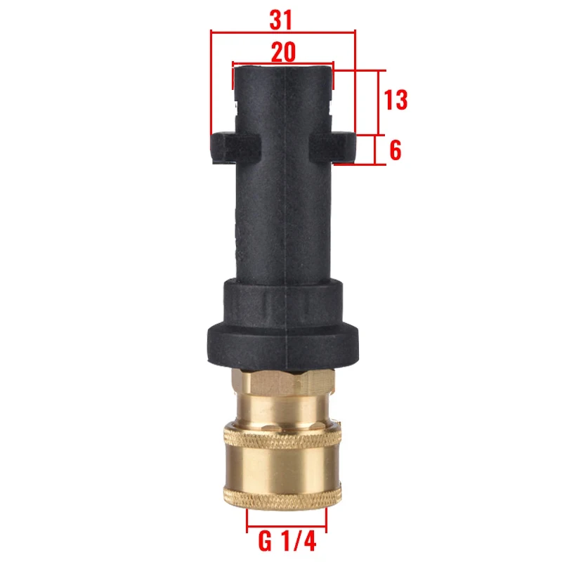 Arandela de alta presión para limpieza de coche, pistola de alta presión con boquilla, tubo de extensión para Karcher K2, K3, K4, K5, K6, K7