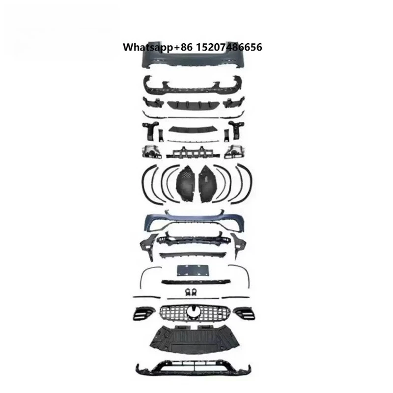 Front Rear Bumper Grille Diffuser Wheel Eyebrow Grille Car Body Kit