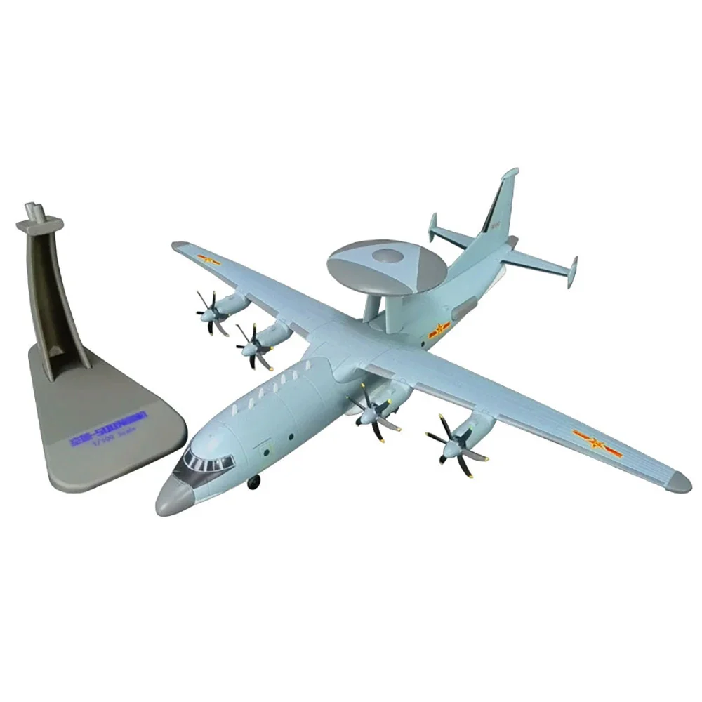 1/100 KJ-500 Air Early Warning Aircraft Model Chinese Air Force KongJing 500 AEW KJ500 Airplane Toy for Collection Decoration