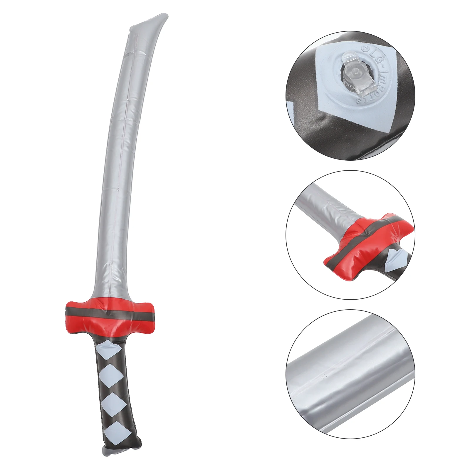 10 Stück aufblasbare Schwerter Luftballons Piratenzubehör für Kinder Partygeschenke Rollenspiel Kampfspiel Outdoor-Spaß