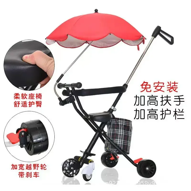 

Baby Stroller Lightweight Foldable 1-6 Year Old Baby Stroller Easy To Sit and Carry Baby Stroller When Going Out