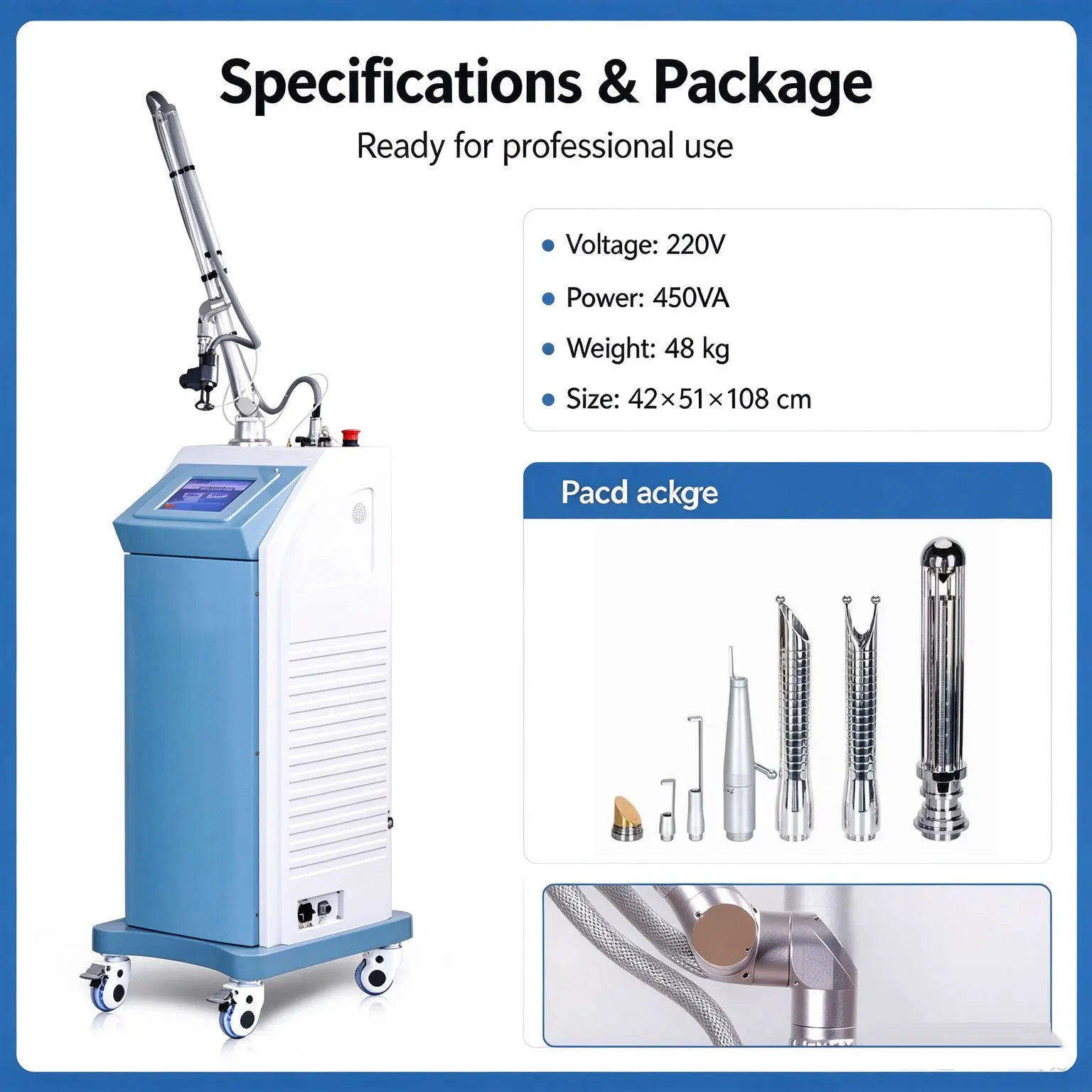 Multi functional Device for Repairing, Removing Acne Scars, Whitening, Repairing, and Caring for the Skin