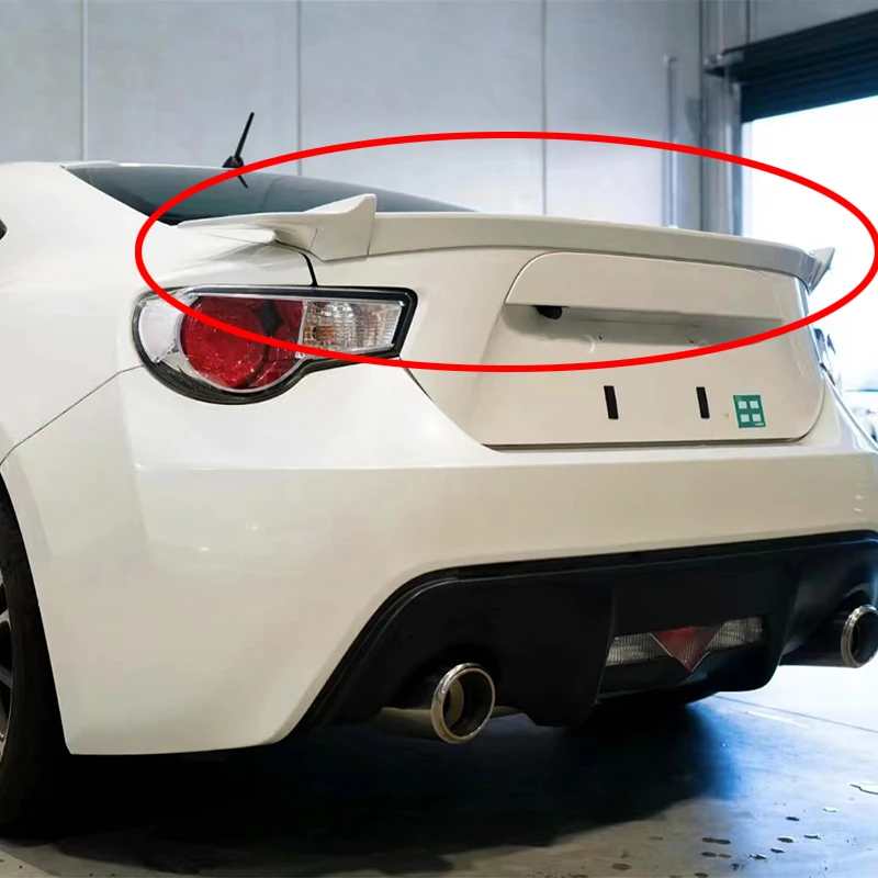 

Suitable for Toyota GT86 Subaru BRZ FRP carbon fiber rear trunk lid spoiler body modification kit