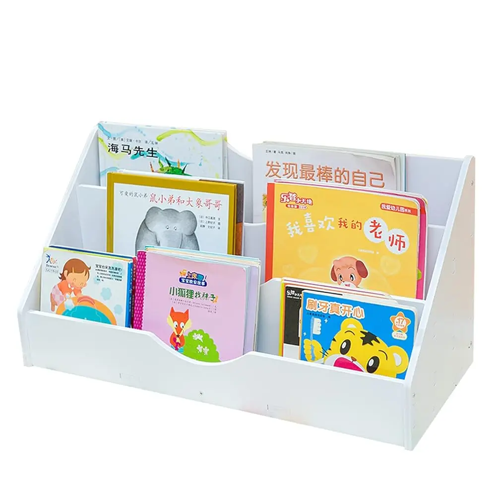 

Kid'S Bookcase Display Stand Kids Book Ra Storage Bookshelf/Book Shelf Case Organizer Wooden