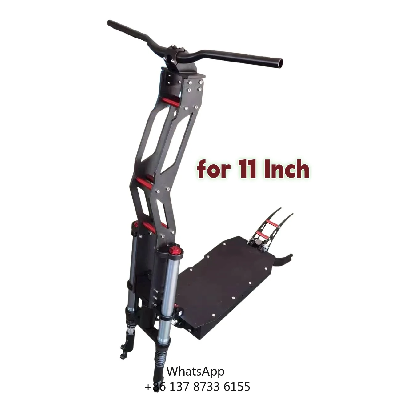 Hot Sale Electric Scooter Parts Wholesale Aluminium Alloy Body Frame Suitable For 11 Inch Escooter