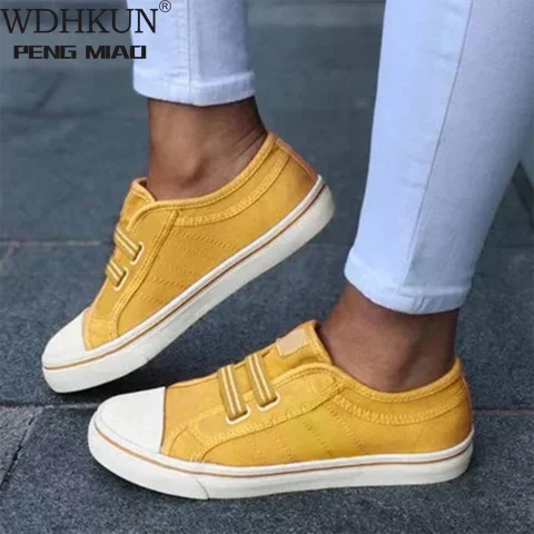 Fast Shipping 2023 Women Vulcanized Sneakers Breathable Flat Casual Classic Shoes Woman Spring Autumn Canvas Zapatos Mujer 2020