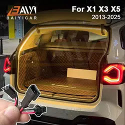LED Car Trunk Light For BMW X1 X3 X5 Customized Car Atmosphere Light Rear Brightening Lighting Strips Auto Interior Accessories