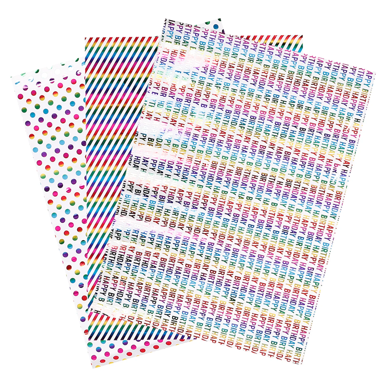 3 أوراق من ورق تغليف هدايا عيد الميلاد، أنماط كرتونية ملونة، ورق تعبئة هدية للمهرجانات، إلهام حرفي يدويًا