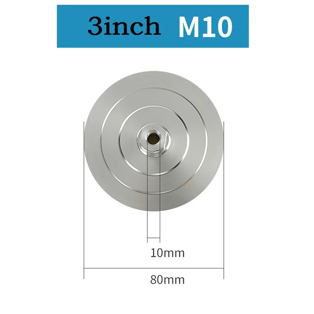 4inch Aluminum Base Backer Pad For Diamond Polishing Pads Power Tools Part Sanding Discs Abrasive Disc M14 M10 M16 5/8-11