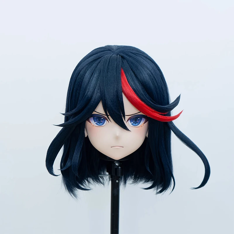 (MEO315) Personalizar Handmade Cabeça Cheia Bloqueio Crossdress Masculino para Feminino Japonês Dos Desenhos Animados Anime Jogo Personagem Máscara Kigurumi